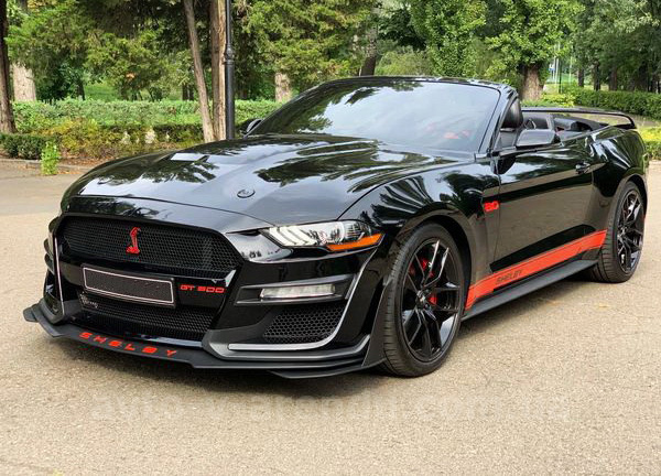 Оренда кабріолета Ford Mustang GT 5.0 чорний