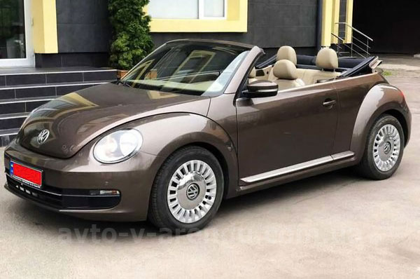 Оренда авто на зйомки Volkswagen Beetle шоколадний