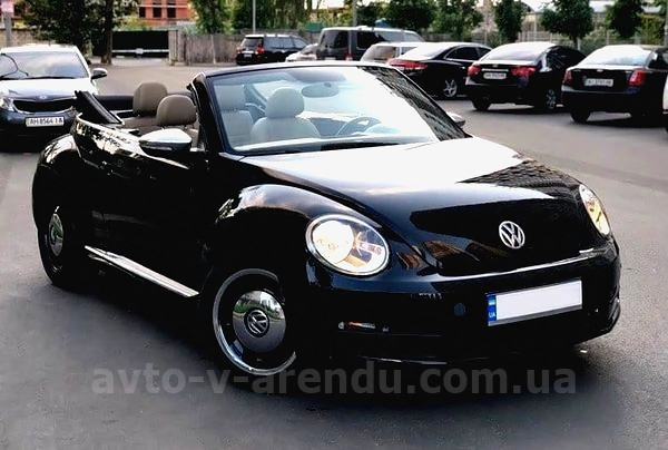 Оренда кабріолета Volkswagen Beetle чорний