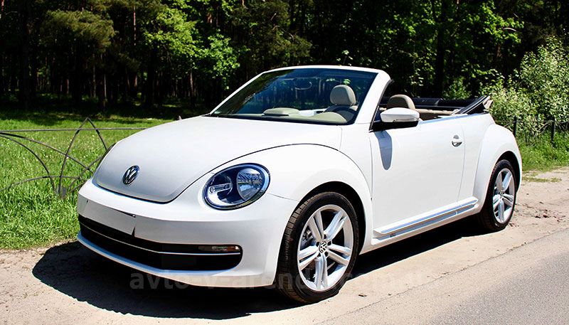 Оренда кабріолета Volkswagen Beetle білий
