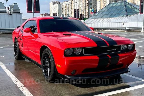 Оренда авто з водієм Dodge Challenger 3.6 red