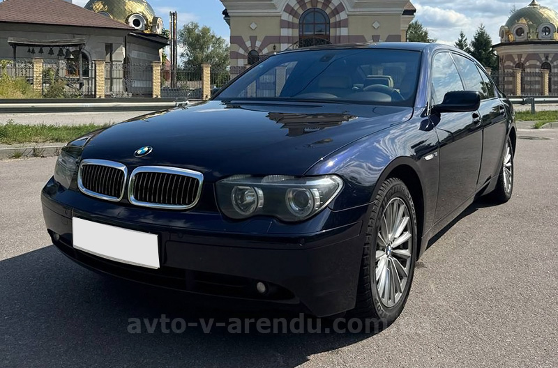 Оренда авто з водієм у Києві BMW 760Li black з водієм у Києві