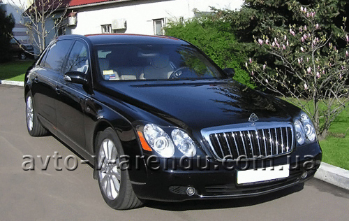 Оренда авто з водієм у Києві Maybach 62S