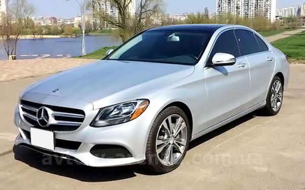 Оренда авто з водієм Mercedes Benz C300 silver