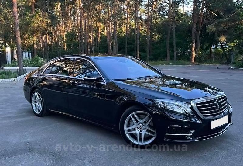 Оренда авто з водієм у Києві Mercedes W222 S350L