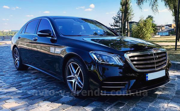 Оренда авто з водієм у Києві vip Mercedes-Benz W222 S560 AMG Restyling 