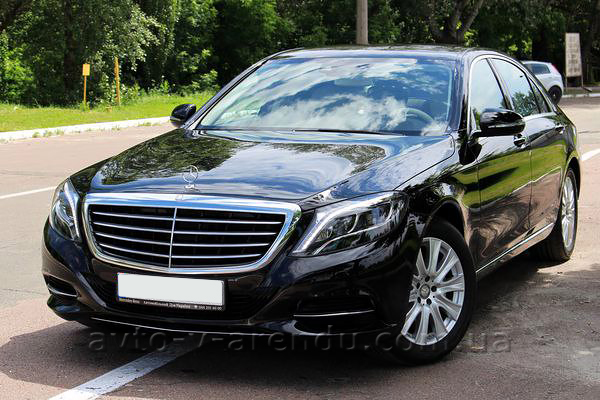 Оренда авто з водієм у Києві Mercedes-Benz W222 S500L
