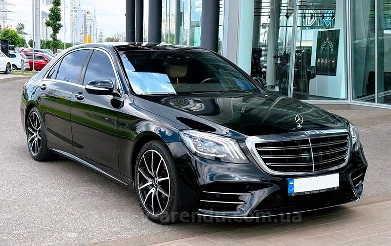 Оренда авто Mercedes-Benz W222 AMG з водієм у Києві
