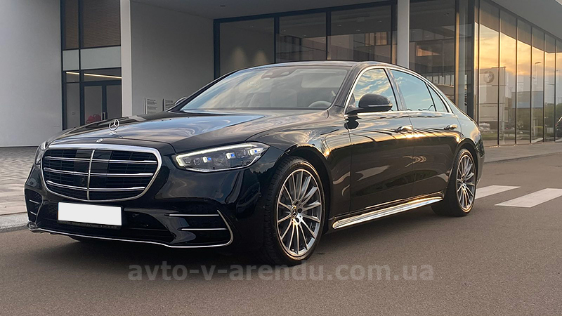 Оренда авто з водієм у Києві Мерседес W223 S-class