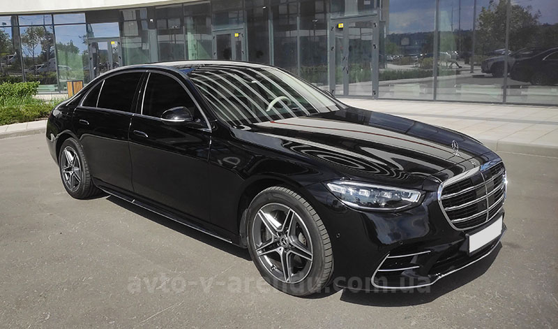 Оренда авто з водієм у Києві Мерседес W223 S-class