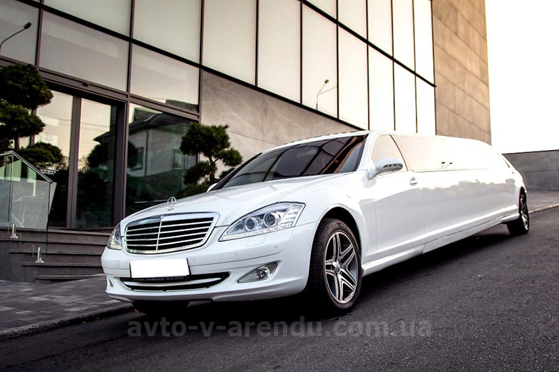 Прокат лімузину Mercedes W221 S600 9 місць