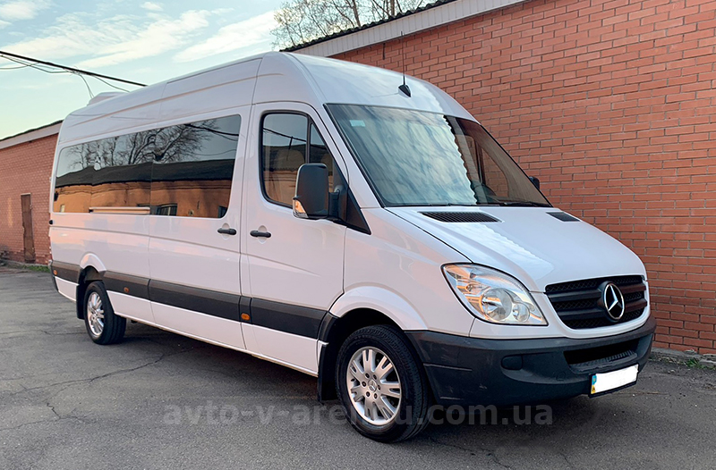 Оренда мікроавтобуса з водієм Mercedes Sprinter 17 місць new