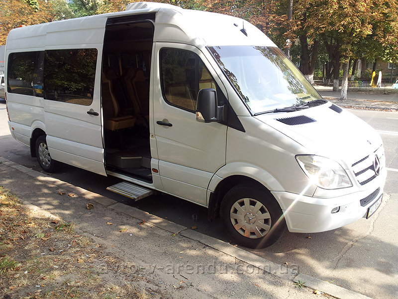 Оренда мікроавтобуса з водієм Mercedes Sprinter 18 місць new