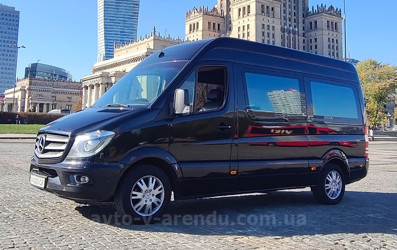 Оренда мікроавтобуса з водієм Mercedes Sprinter VIP 8 місць