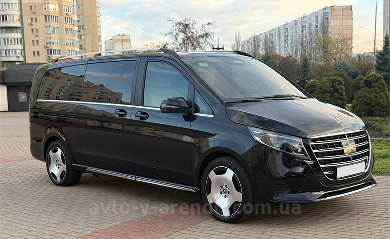 Оренда мікроавтобуса з водієм Mercedes-Benz V-сlass 2025