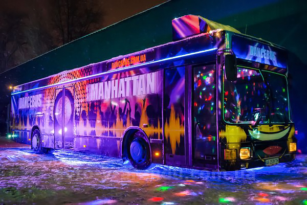 Оренда Party Bus Паті Бас Dancebus Manhattan у Києві