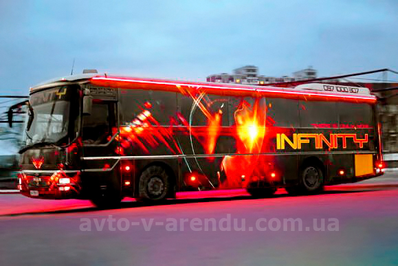 Оренда Party Bus Паті Бас Game Bus Infinity у Києві