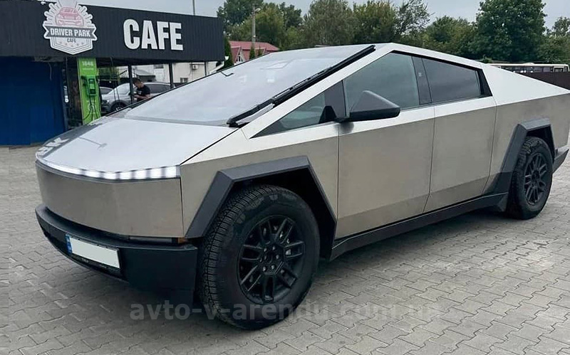 Оренда авто Tesla Cybertruck pickup silver у Києві