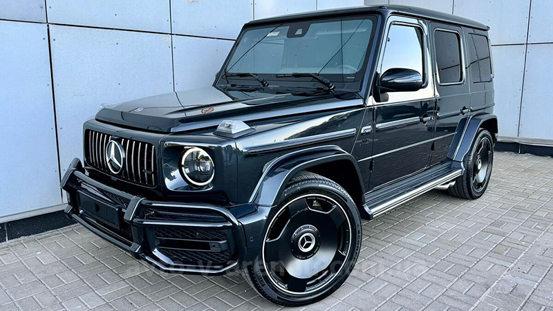 Оренда позашляховика джипа Mercedes-Benz Gelandewagen G63 AMG кубік