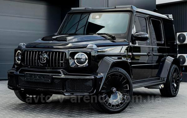 Оренда позашляховика джипа Mercedes-Benz Gelandewagen G63 AMG Brabus кубік