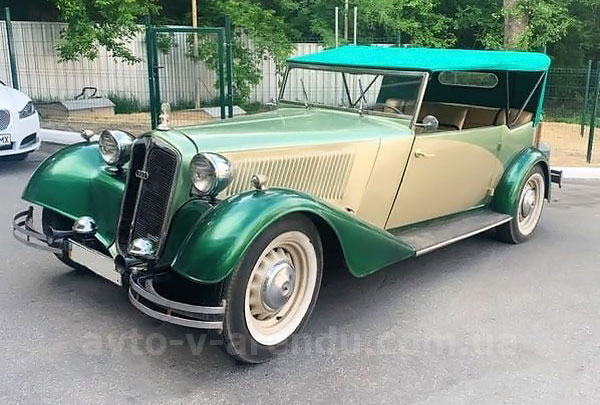 Оренда ретро авто Dampf Kraft Wagen (DKW) cabriolet