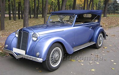Оренда ретро авто Opel Olimpia cabriolet