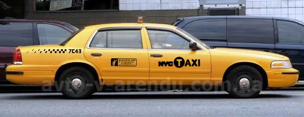 Оренда Ford Crown Victoria New York city taxi на зйомки у Києві